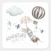 Adventure Awaits Bunny Stickers (Voorkant)