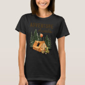 Adventure Awaits Camping   Camping Hiking T-shirt (Voorkant)
