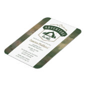 Adventure Awaits Camping Graduation Party Invitati Magneet (Linkerzijde)