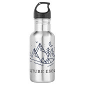 "Adventure Awaits Camping Graphic Waterfles (Voorkant)