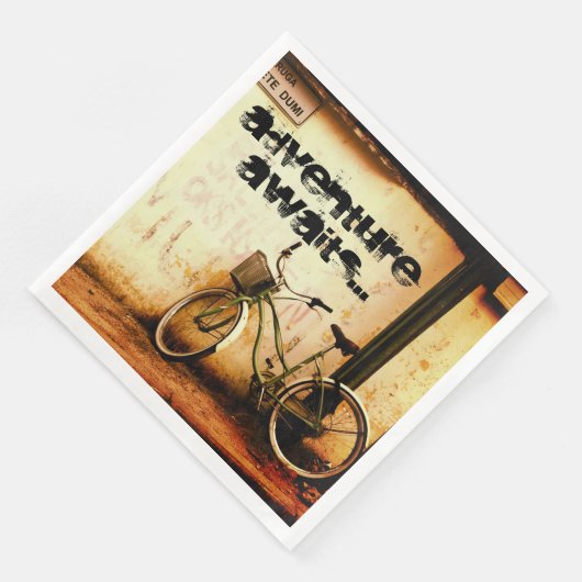 Adventure Awaits Dinner Napkins Servet (Hoek)