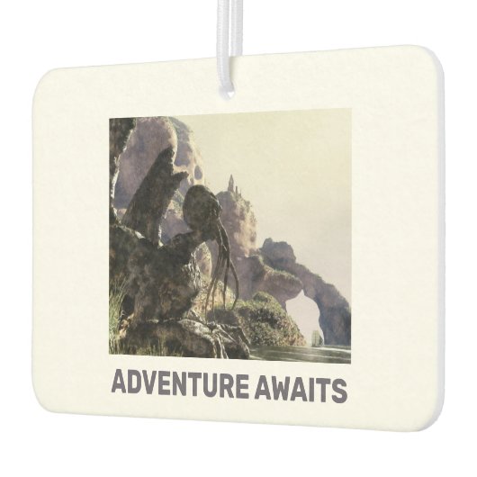 Adventure Awaits. Fantasy landscape Luchtverfrisser (Links)