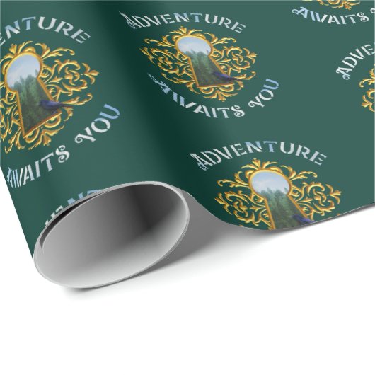 Adventure Awaits/Gift Wrapping Paper Cadeaupapier (Rol Hoek)
