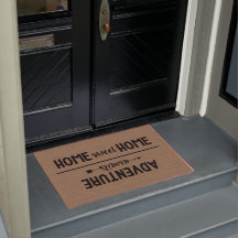 Adventure Awaits & Home Sweet Home Doormat
