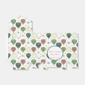 Adventure Awaits Hot Air Ballon Baby shower Bedankdoosjes (Uitgevouwen)