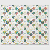 Adventure Awaits Hot Air Ballon Cadeaupapier (Vlak)