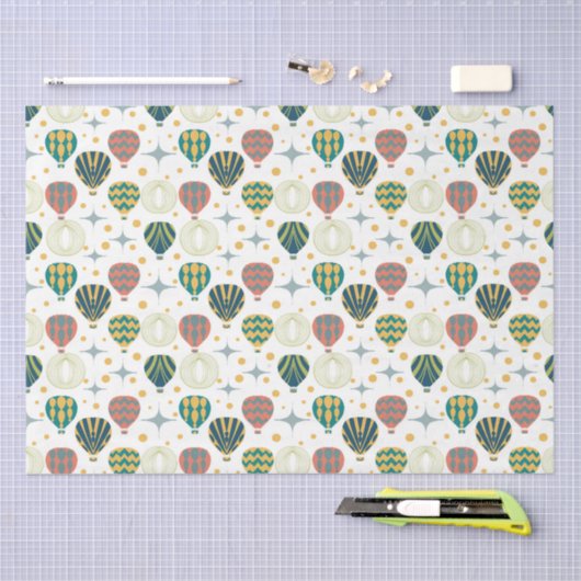 Adventure Awaits Hot Air Ballon Tissuepapier (Craft)