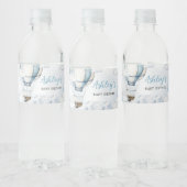 Adventure Awaits Hot Air Ballon Waterfles Etiket (Flessen)