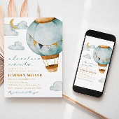 Adventure Awaits Hot Air Ballonuitnodiging Kaart