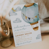 Adventure Awaits Hot Air Ballonuitnodiging Kaart