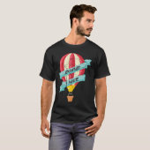 Adventure Awaits Hot Air Balloon Festival Ballooni T-shirt (Voorkant volledig)