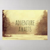 Adventure Awaits II Poster (Voorkant)
