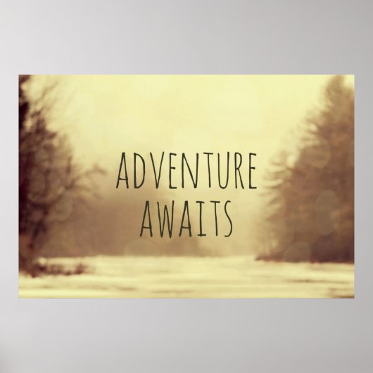 Adventure Awaits II Poster (Voorkant)
