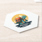 Adventure Awaits is Hiking Adventures is Outdoor A Kartonnen Onderzetters (Schuin)