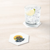 Adventure Awaits is Hiking Adventures is Outdoor A Kartonnen Onderzetters (Insitu)