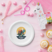 Adventure Awaits is Hiking Adventures is Outdoor A Papieren Bordje (Feest)