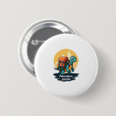 Adventure Awaits is Hiking Adventures is Outdoor A Ronde Button 5,7 Cm (Voorkant /achterkant)