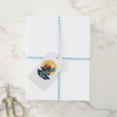 Adventure Awaits is Wandelavonturen is Buiten A Cadeaulabel (Met Touw)