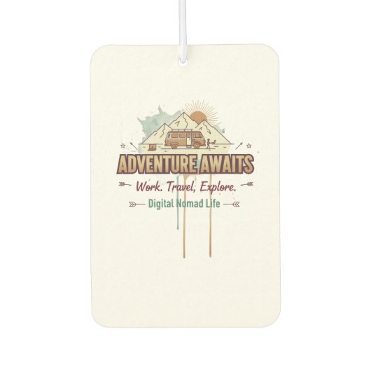 Adventure Awaits  Luchtverfrisser (Voorkant)