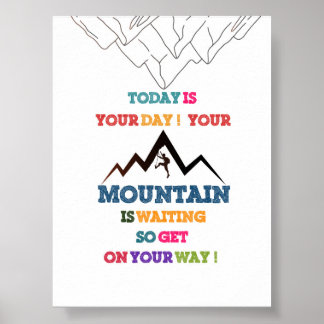 Adventure Awaits - Motivatie Kinder Poster! Poster