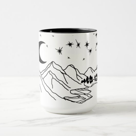 Adventure Awaits Mountain Lake Stars Mok (Midden)