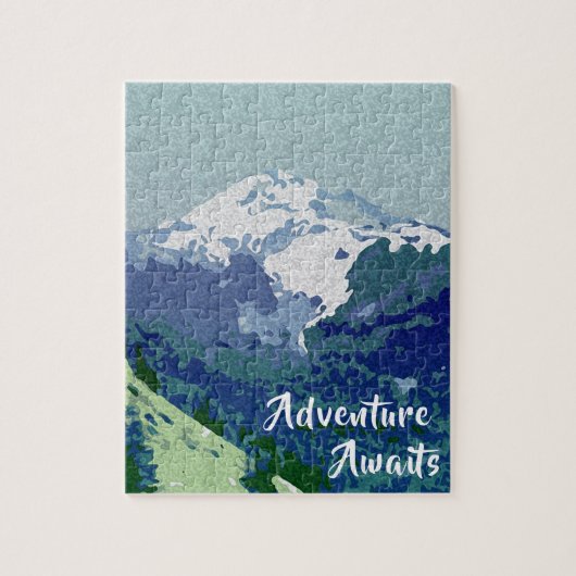 Adventure Awaits Mountain Legpuzzel (Verticaal)