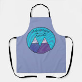 Adventure Awaits Mountain Peaks Schort (Voorkant)