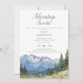 Adventure Awaits Mountains Afstuderen aangekondigd Kaart (Voorkant)