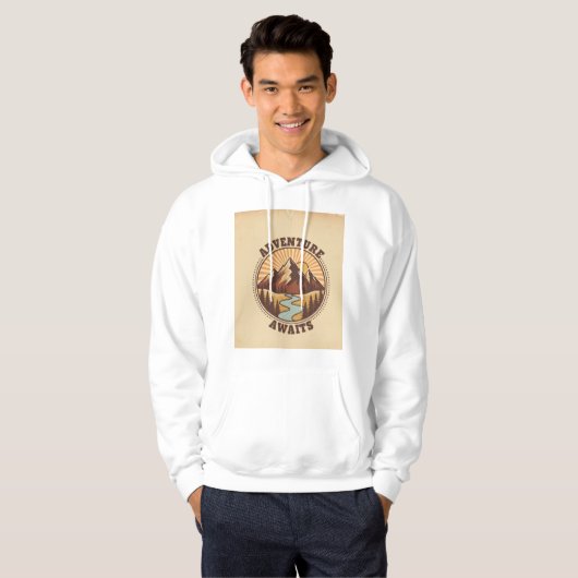 Adventure Awaits Outdoor  Hoodie (Voorkant volledig)