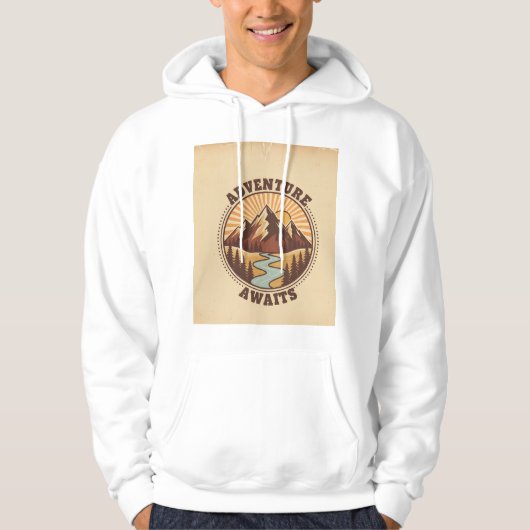 Adventure Awaits Outdoor  Hoodie (Voorkant)
