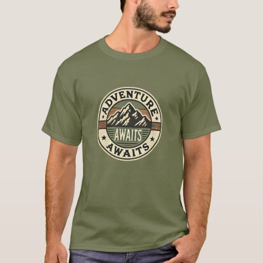 Adventure Awaits - outdoor T-shirt (Voorkant)