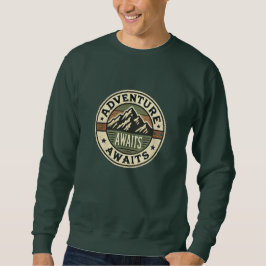 Adventure Awaits -  outdoorsweatshirt Trui