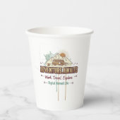 Adventure Awaits Papieren Bekers (Voorkant)