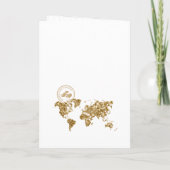 Adventure Awaits Paspoort Kaart Reizen Vrijgezelle (Achterkant)