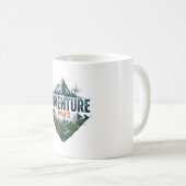 Adventure Awaits Peaks & Valleys Coffee Mug Koffiemok (Voorkant rechts)