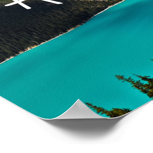 Adventure Awaits Peyto Lake Poster (Hoek)