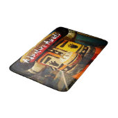 Adventure Awaits Quote Kachina Doll Foto Schattige Badmat (Gekanteld)