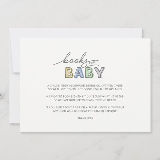 Adventure Awaits Reizen Baby shower Uitnodiging (Achterkant)