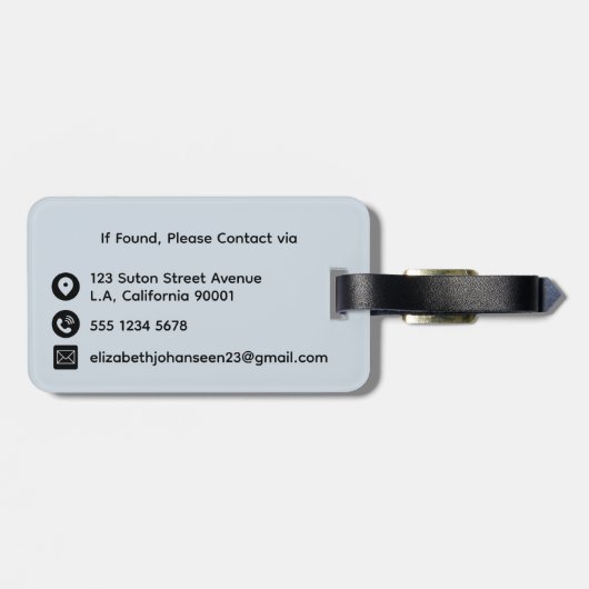 Adventure Awaits River Camping Waterverf Reizen Bagagelabel (Achterkant horizontaal)