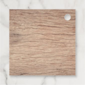 Adventure Awaits Rustic Sunflower Baby shower Bedankjes Labels (Achterkant)