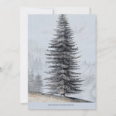 Adventure Awaits Rustic Woodland Beer Baby shower Kaart (Achterkant)