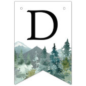 Adventure Awaits rustige bergen Vlaggetjes (Tweede vlag)