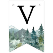 Adventure Awaits rustige bergen Vlaggetjes (Derde vlag)