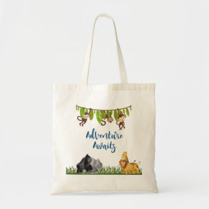 Adventure Awaits Safari Oerwoud Animal Tote Bag