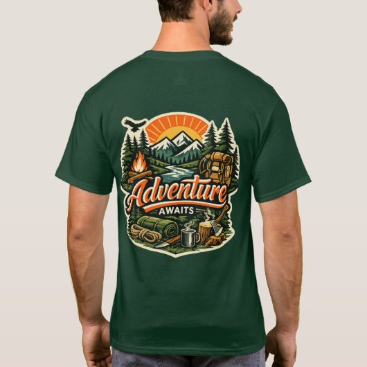 Adventure Awaits T-shirt (Achterkant)