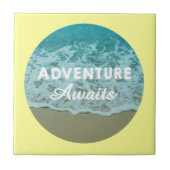 Adventure Awaits Tile Tegeltje (Voorkant)