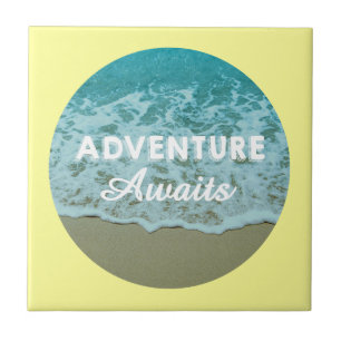 Adventure Awaits Tile Tegeltje