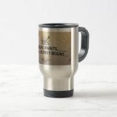 Adventure Awaits Travel Mug – Customizable Gift Reisbeker (Voorkant rechts)