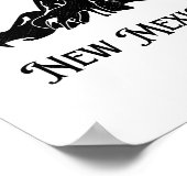 Adventure Awaits Vacation Travel New Mexico  Poster (Hoek)