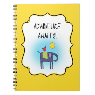 Adventure Awaits Whimsical Notitieboek